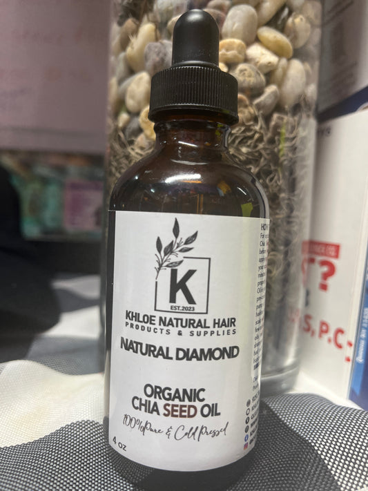 Natural Diamond  o Organic Chia Seed Oil.